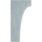Ekena Millwork 3 1/2"W x 6"D x 12"H Clarksville Wood Vintage Decor Bracket, Driftwood Blue BKTWD04X06X12CVBU - alternate 2